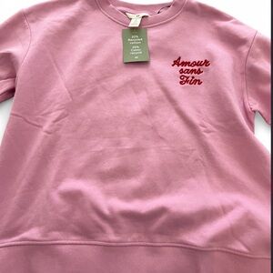 NWT H&M Pink Sweatshirt